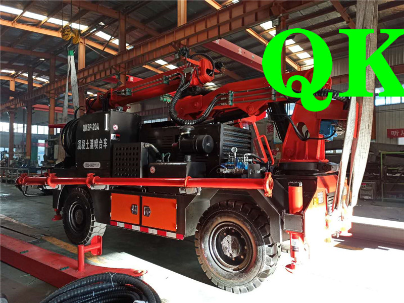 混凝土泵 青科重工 濕噴臺車 混凝土泵 青科重工 濕噴臺車