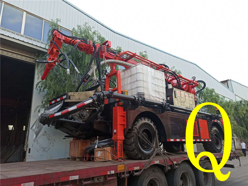 混凝土泵 青科重工 濕噴臺車 混凝土泵 青科重工 濕噴臺車