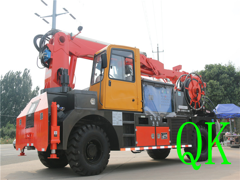 混凝土泵 青科重工 濕噴臺車 混凝土泵 青科重工 濕噴臺車