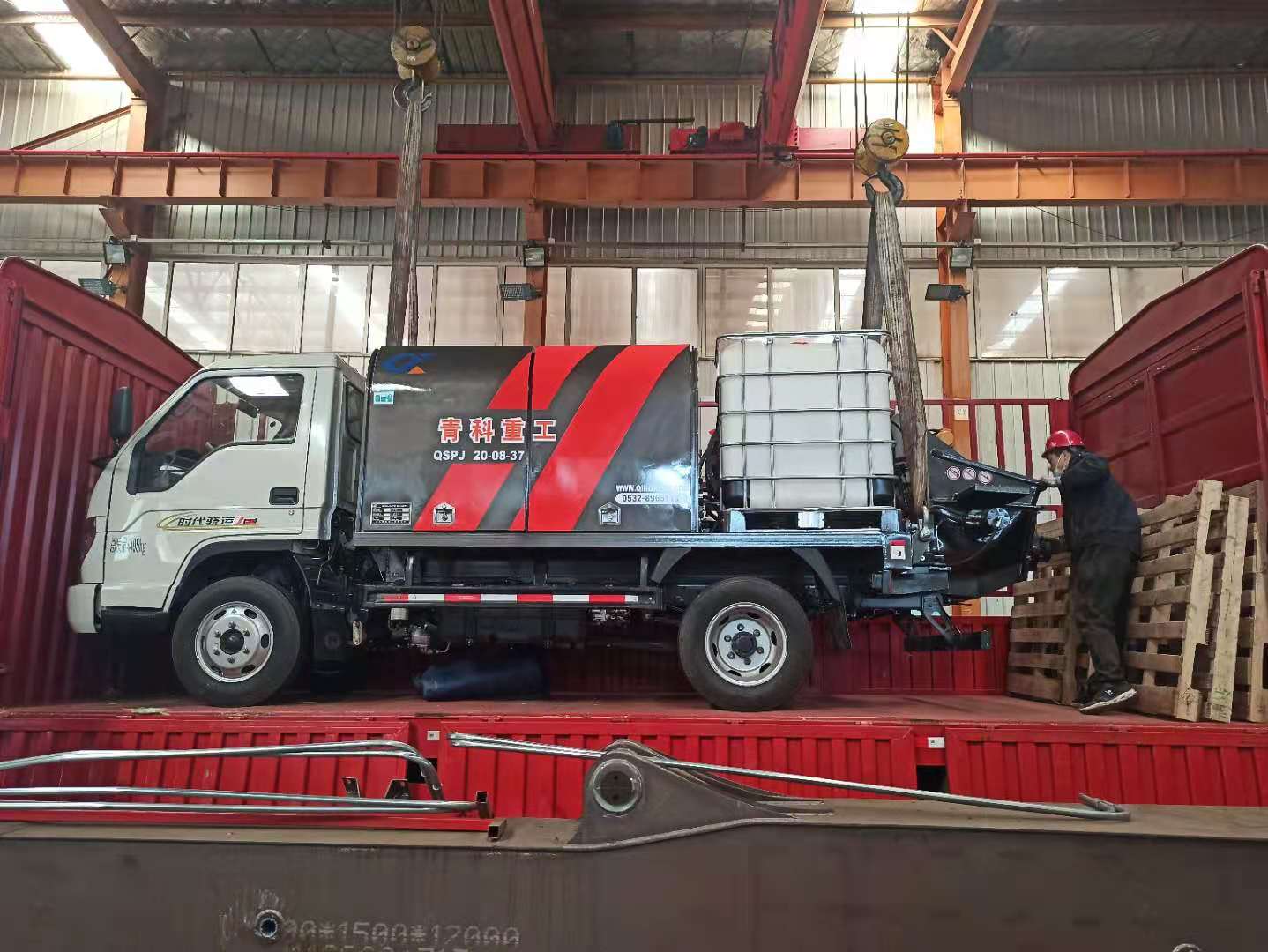 混凝土泵 雙噴頭 濕噴臺車 混凝土泵 雙噴頭 濕噴臺車