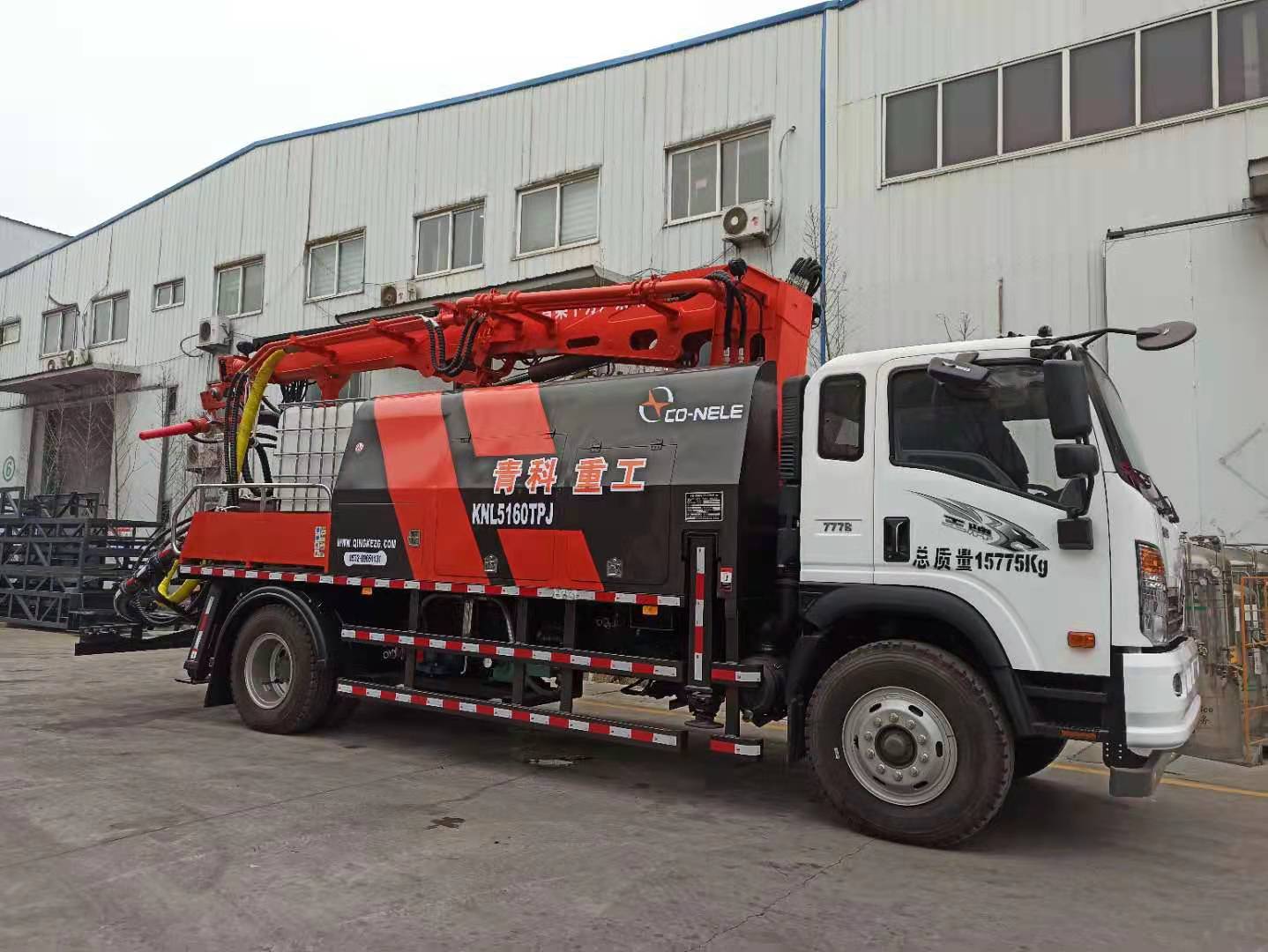 混凝土泵 濕噴臺(tái)車 青科重工 混凝土泵 濕噴臺(tái)車 青科重工