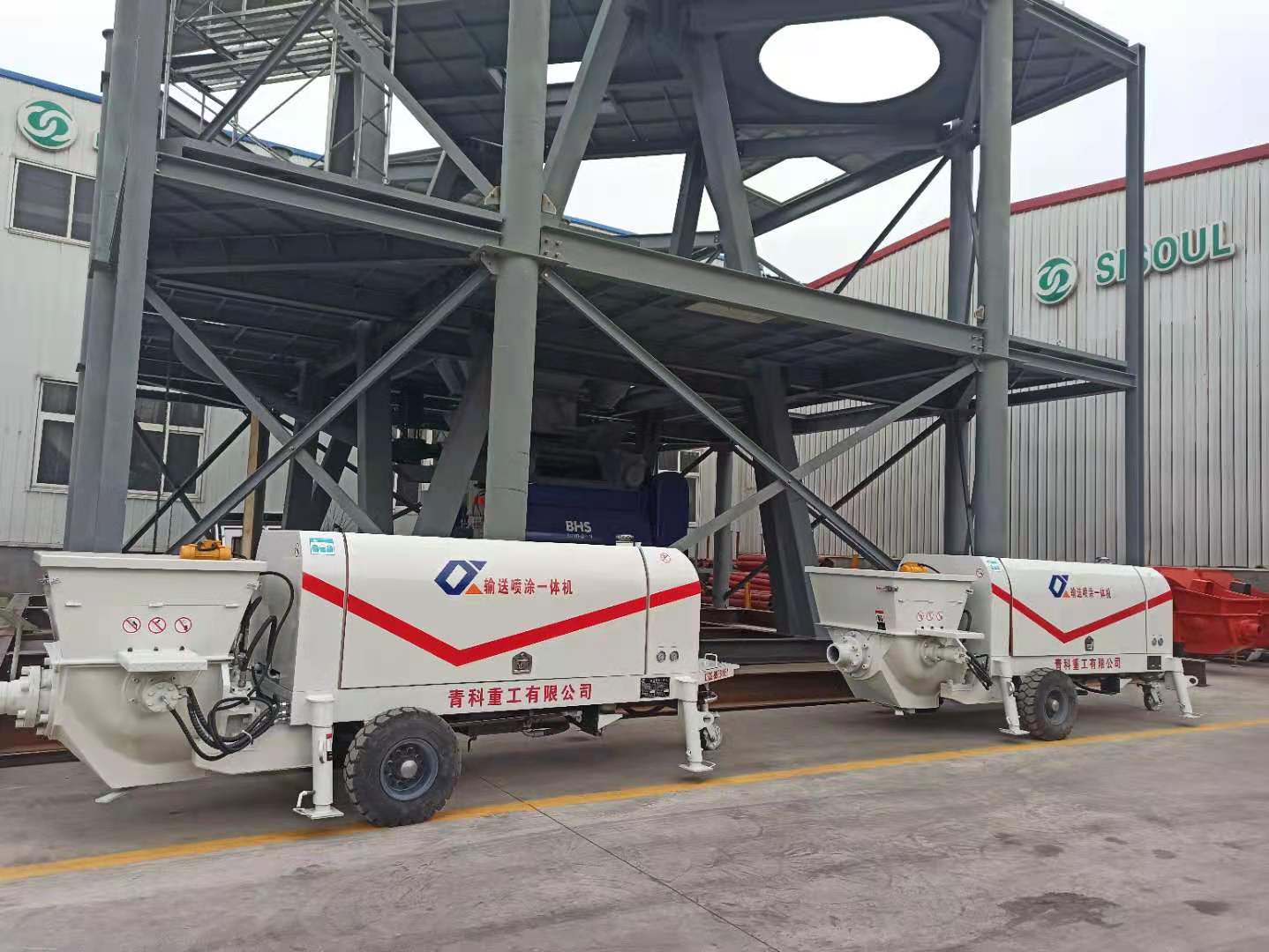 混凝土泵 濕噴臺車 噴涂機 混凝土泵 濕噴臺車 噴涂機