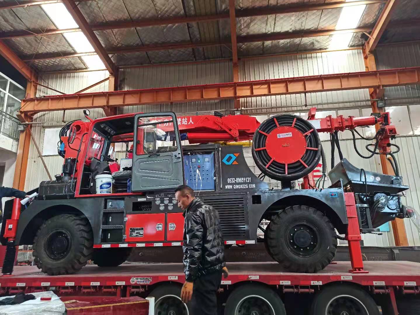 混凝土泵 青科重工 濕噴臺車 混凝土泵 青科重工 濕噴臺車