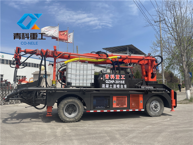 混凝土泵 濕噴臺車 青科重工 混凝土泵 濕噴臺車 青科重工