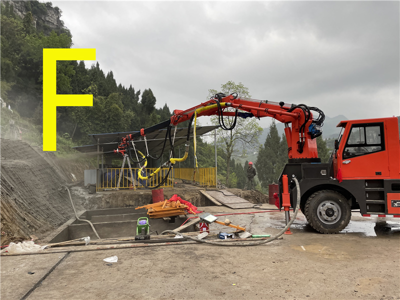 混凝土泵 青科重工 濕噴臺車 混凝土泵 青科重工 濕噴臺車