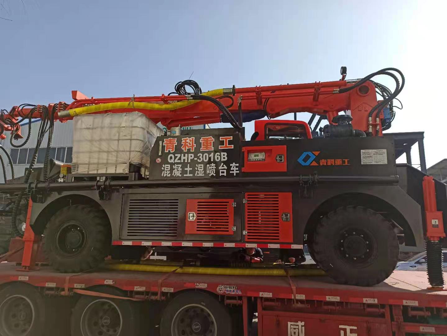 混凝土泵 青科重工 濕噴臺車 混凝土泵 青科重工 濕噴臺車