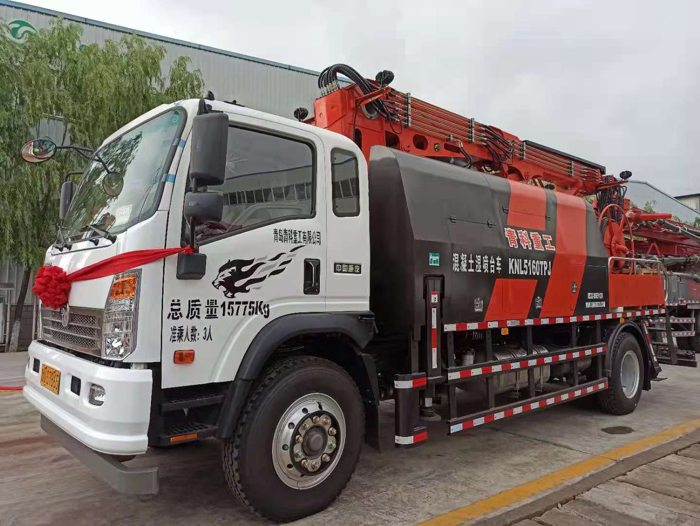 混凝土泵 青科重工 濕噴臺車 混凝土泵 青科重工 濕噴臺車