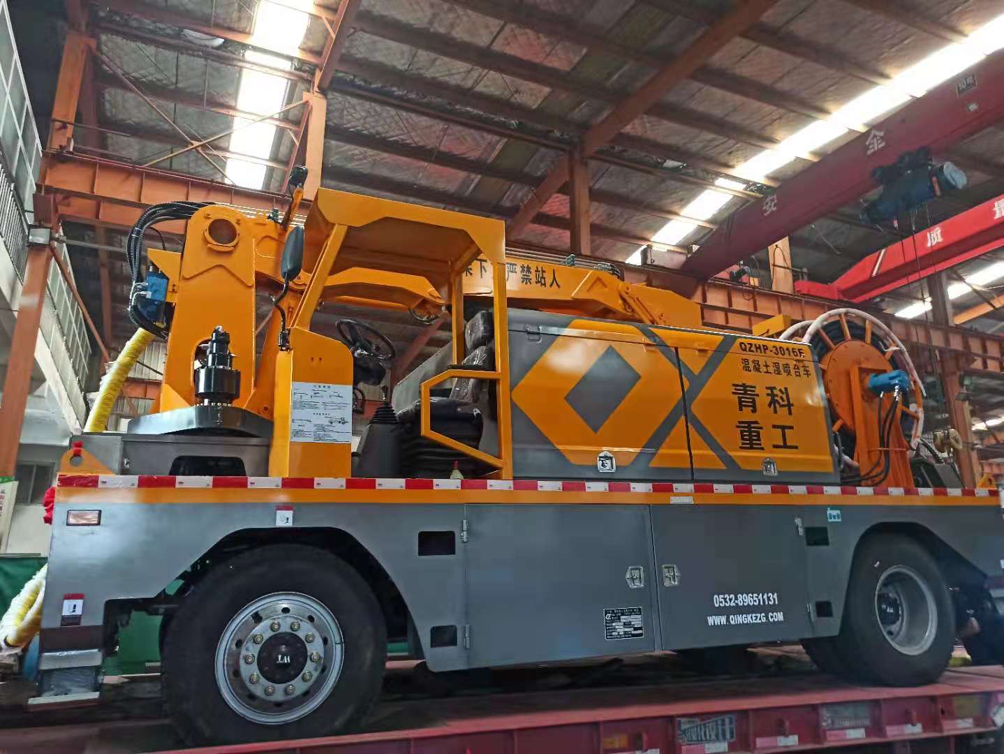 混凝土泵 青科重工 濕噴臺車 混凝土泵 青科重工 濕噴臺車